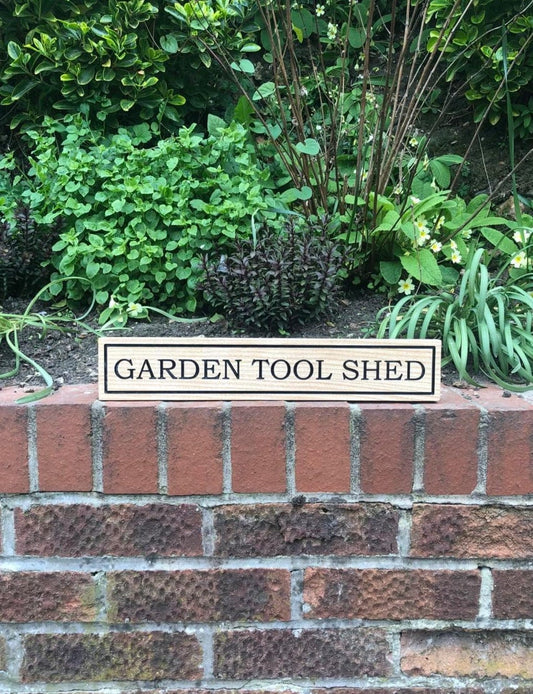 Lua Nova Ash Wooden House Name - Any Text of Choice