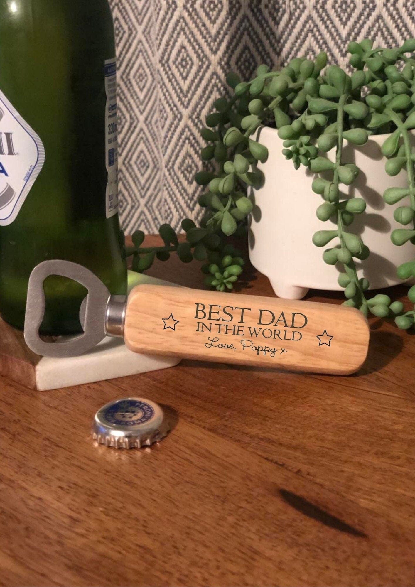 Lua Nova Bottle Openers Best Dad in the World - Bottle Opener