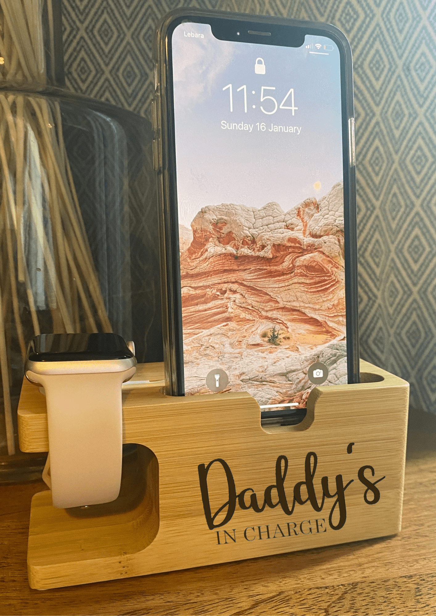 Lua Nova Charging Stations Daddy's in Charge - Apple Watch and Mobile Docking Station