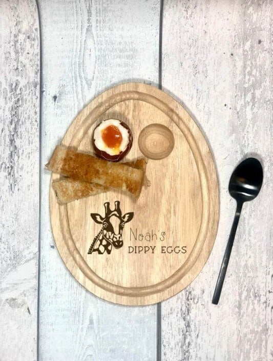 Lua Nova Dippy Egg Boards Giraffe Dippy Eggs Breakfast Board