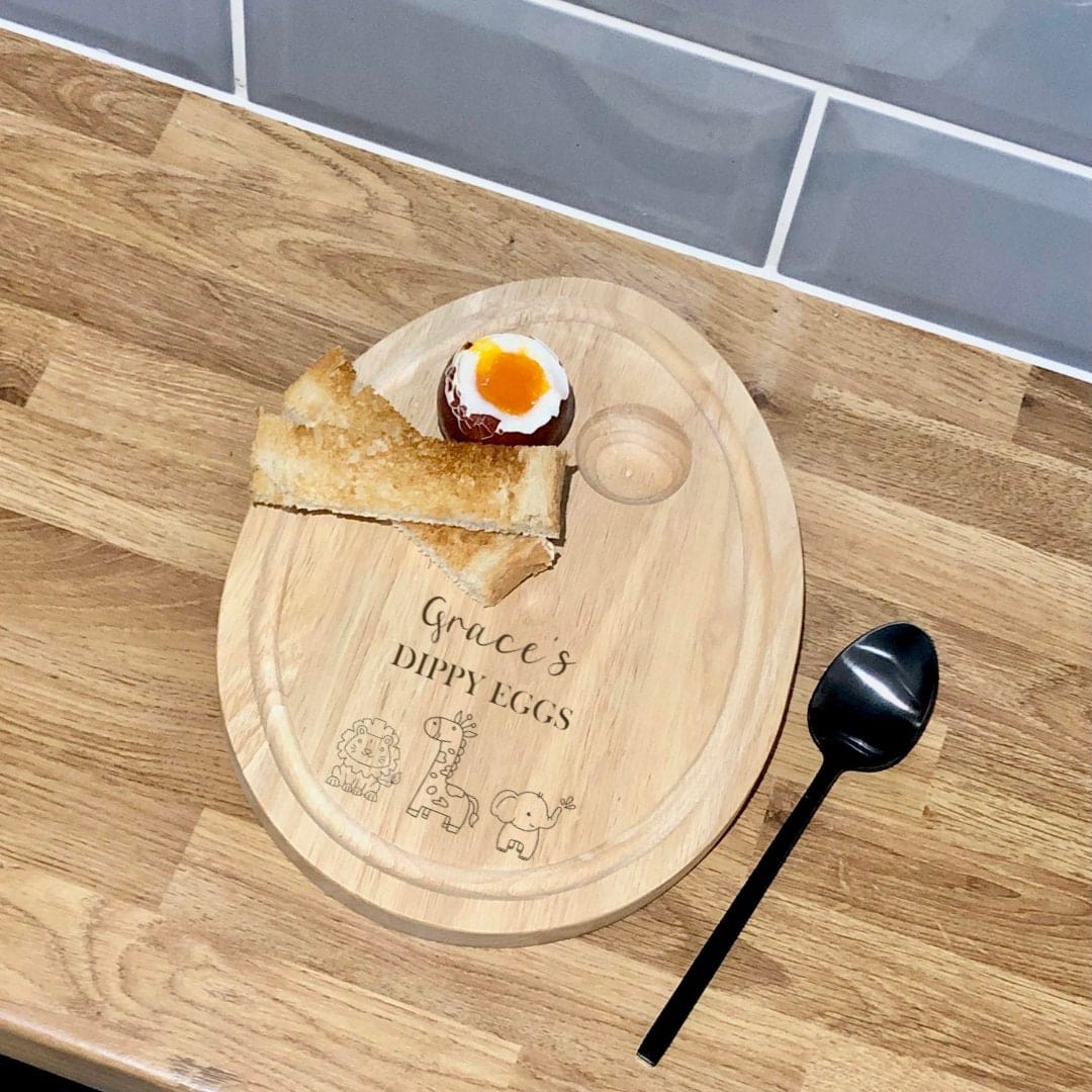 Lua Nova Dippy Egg Boards Safari Animal Dippy Eggs Breakfast Board