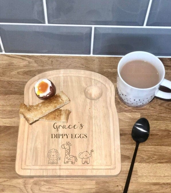 Lua Nova Dippy Egg Boards Safari Animal Dippy Eggs Breakfast Board