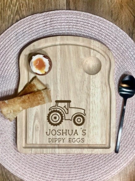 Lua Nova Dippy Egg Boards Tractor Dippy Eggs Breakfast Board