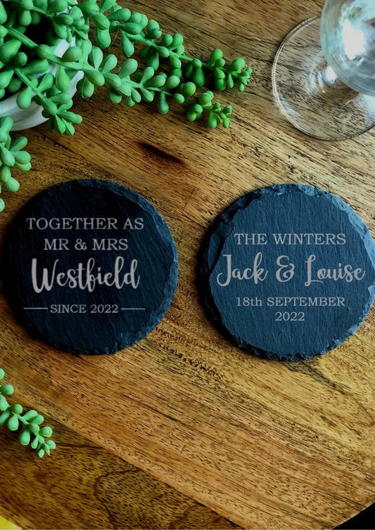 Lua Nova Newly Wed Coasters