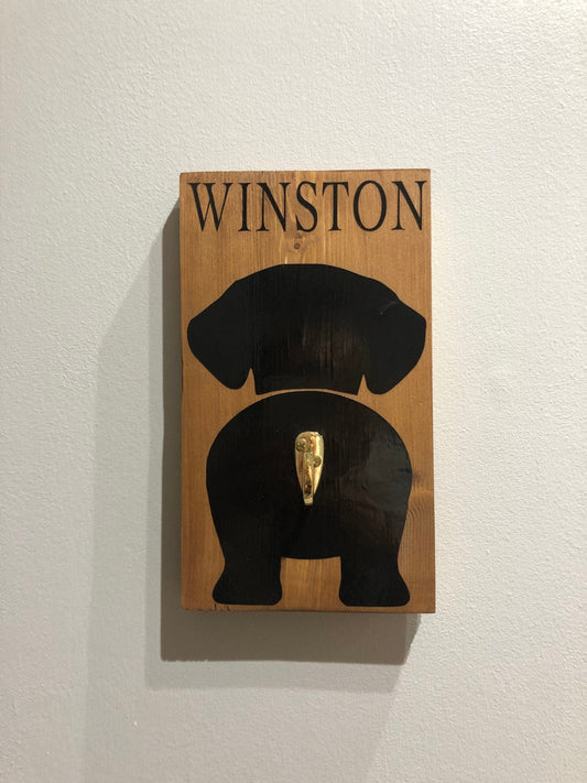 Lua Nova Personalised Dog Lead Hanger