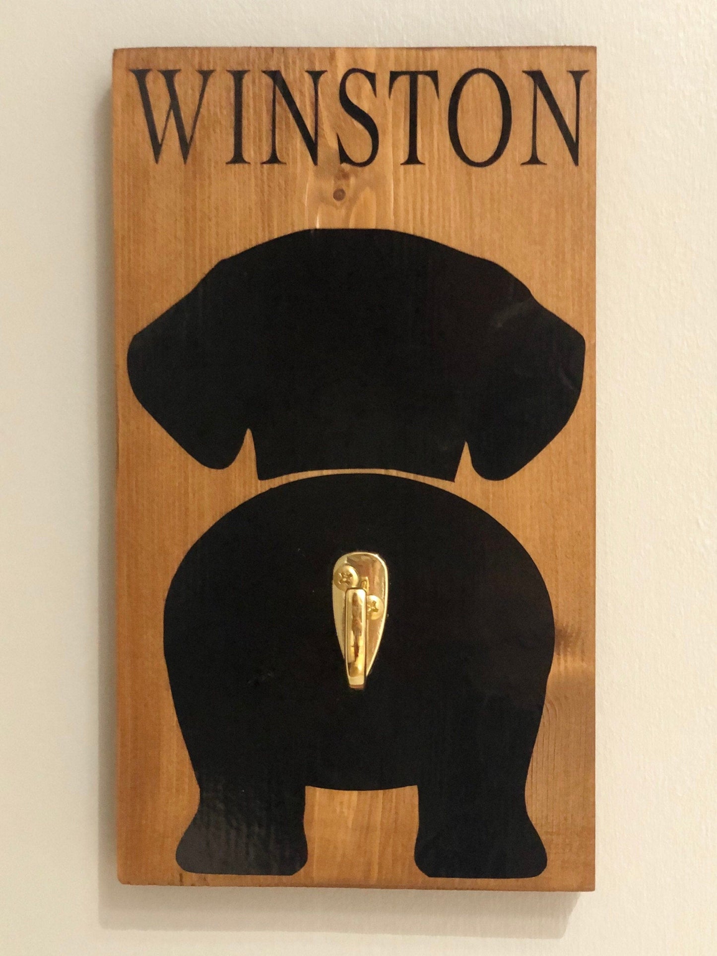 Lua Nova Personalised Dog Lead Hanger