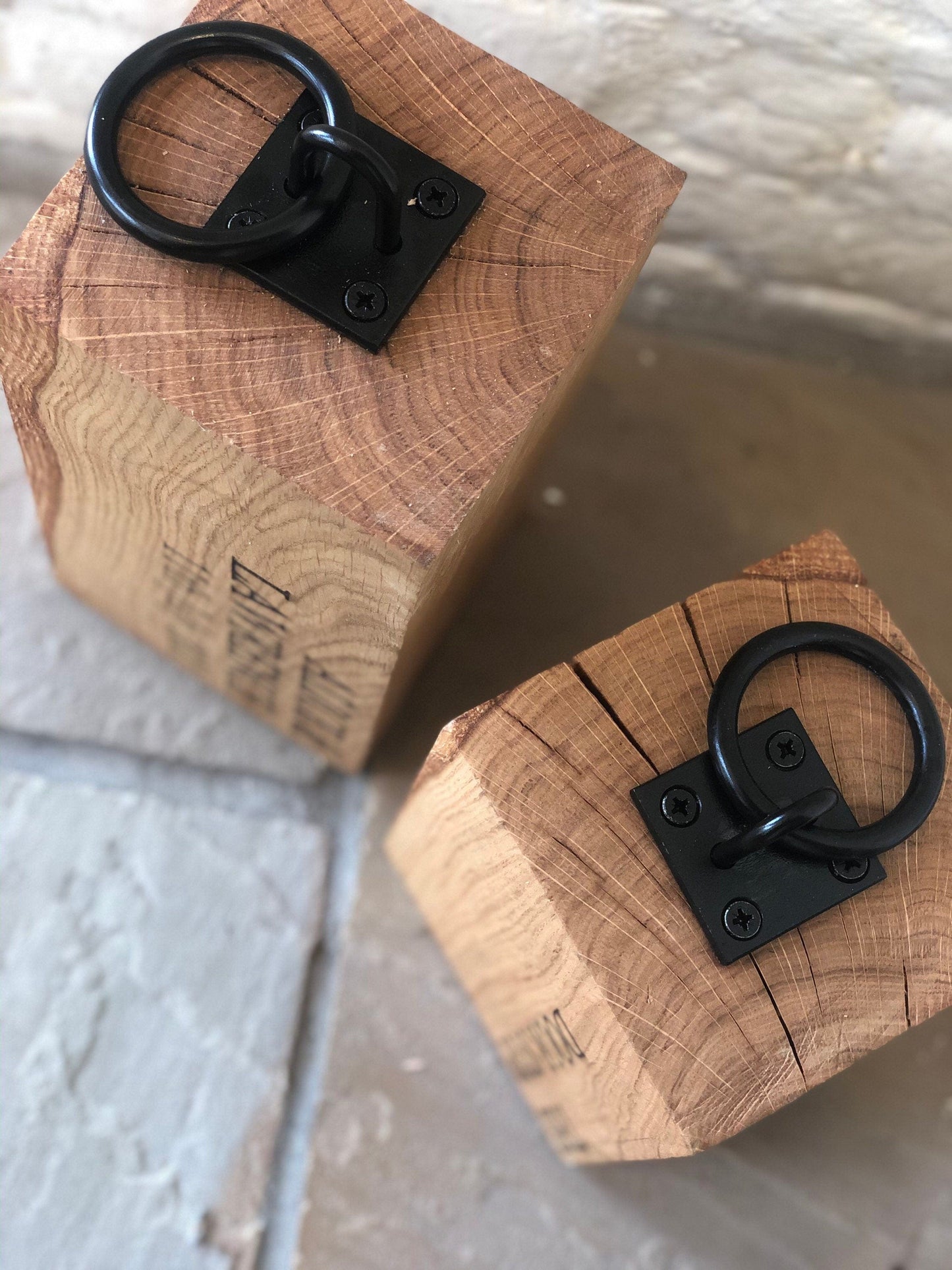 Lua Nova Solid Oak Personalised Door Stop