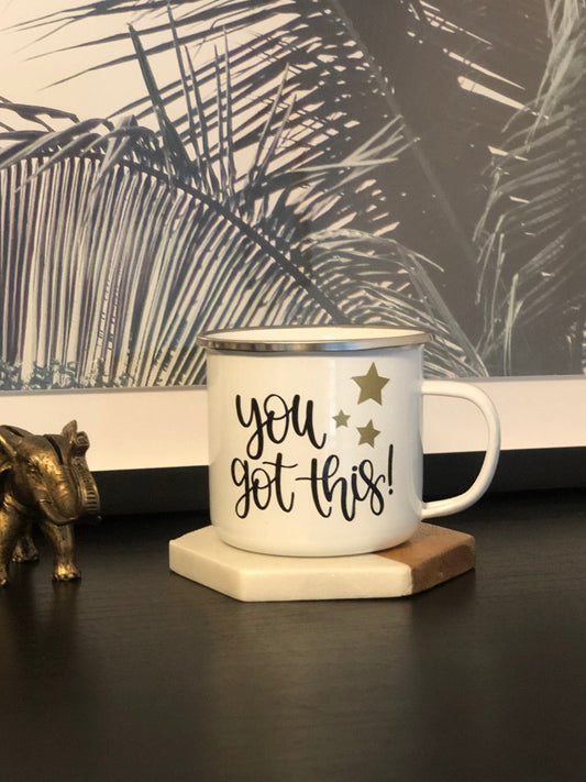 Lua Nova You Got This! Enamel Mug