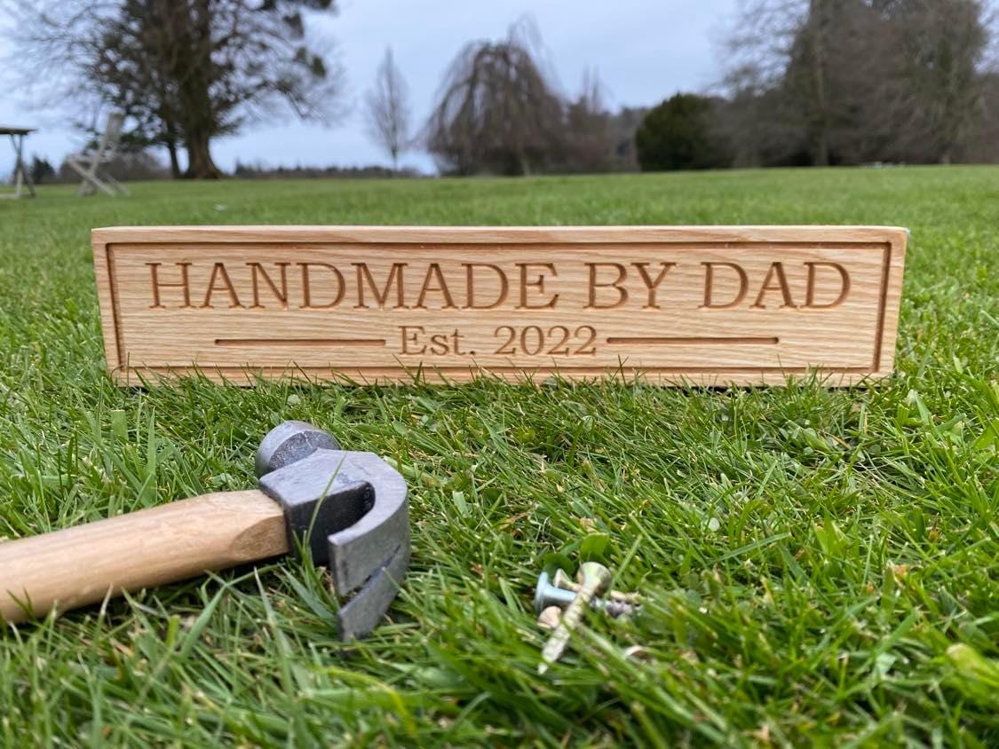 Lua Nova Ash Wood Engraved House Sign - Text of Choice