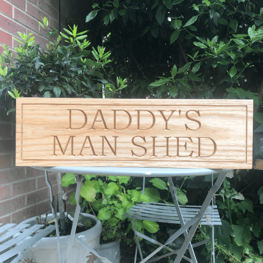 Lua Nova Ash Wooden House Name - Any Text of Choice