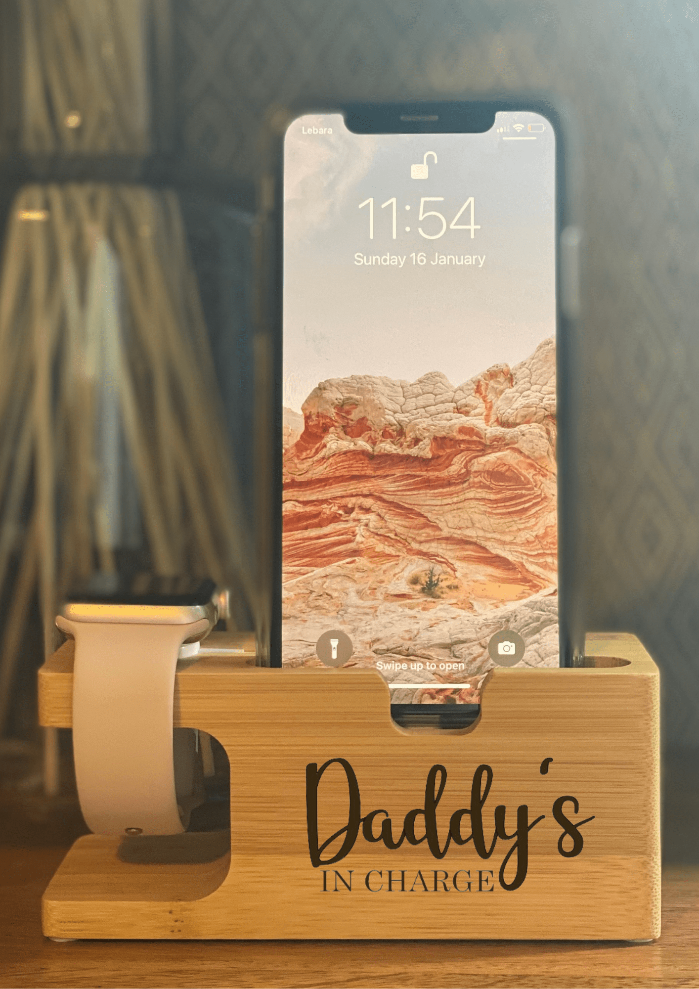 Lua Nova Charging Stations Daddy's in Charge - Apple Watch and Mobile Docking Station