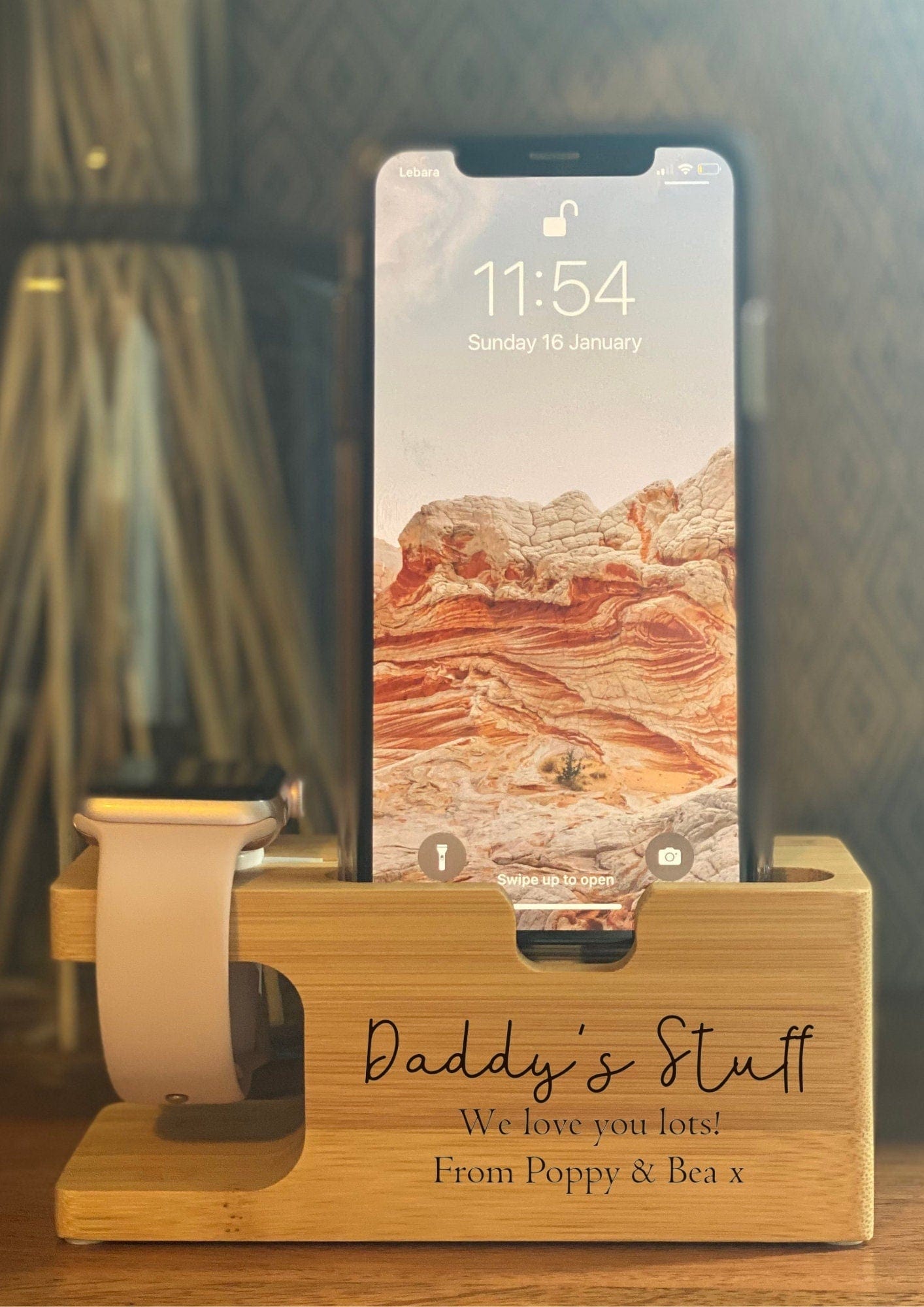 Lua Nova Charging Stations Daddy's Stuff - Apple Watch & iPhone Charging Station