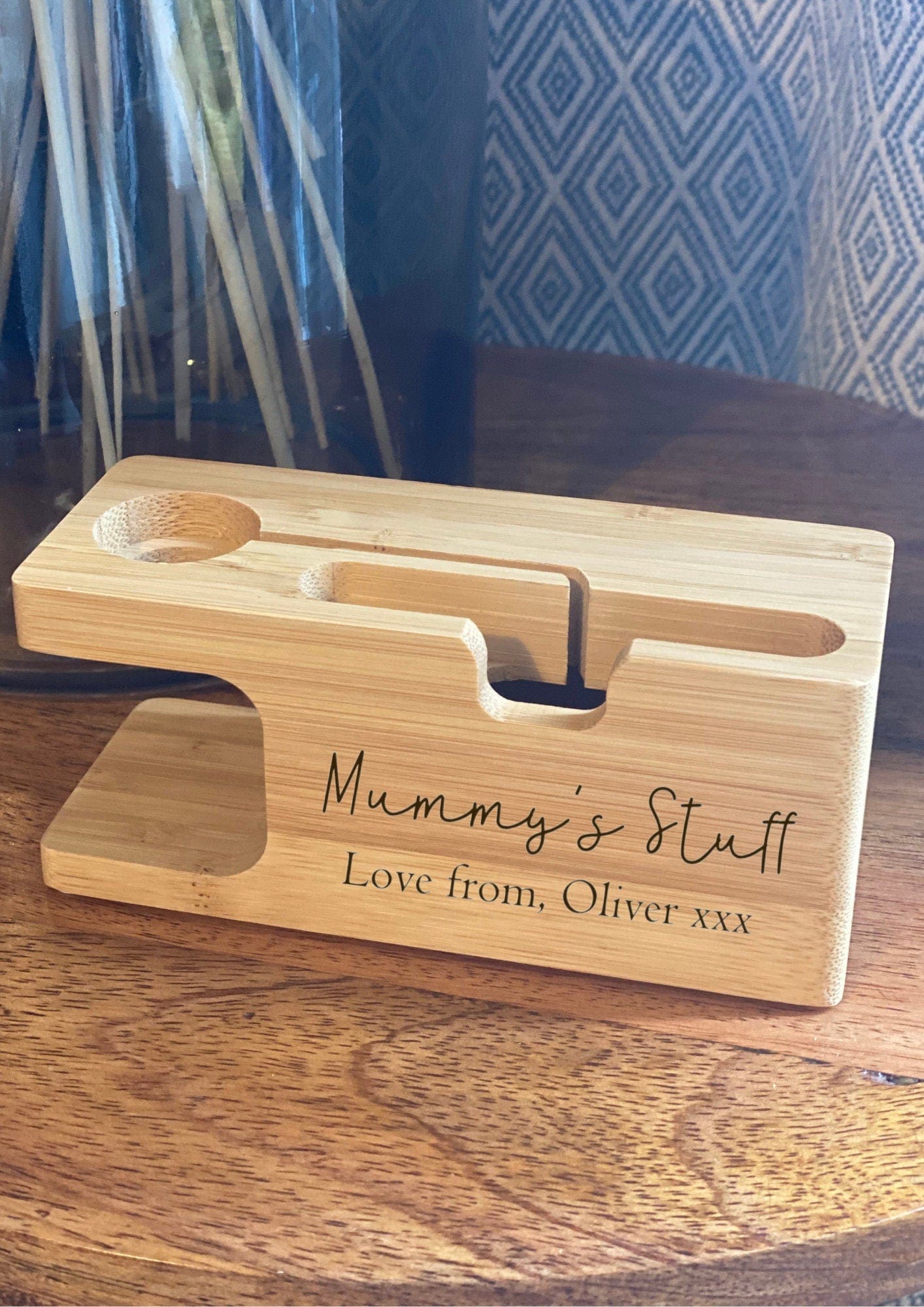 Lua Nova Charging Stations Mummy's Stuff - Bamboo Apple Watch & Mobile iPhone Charging Station