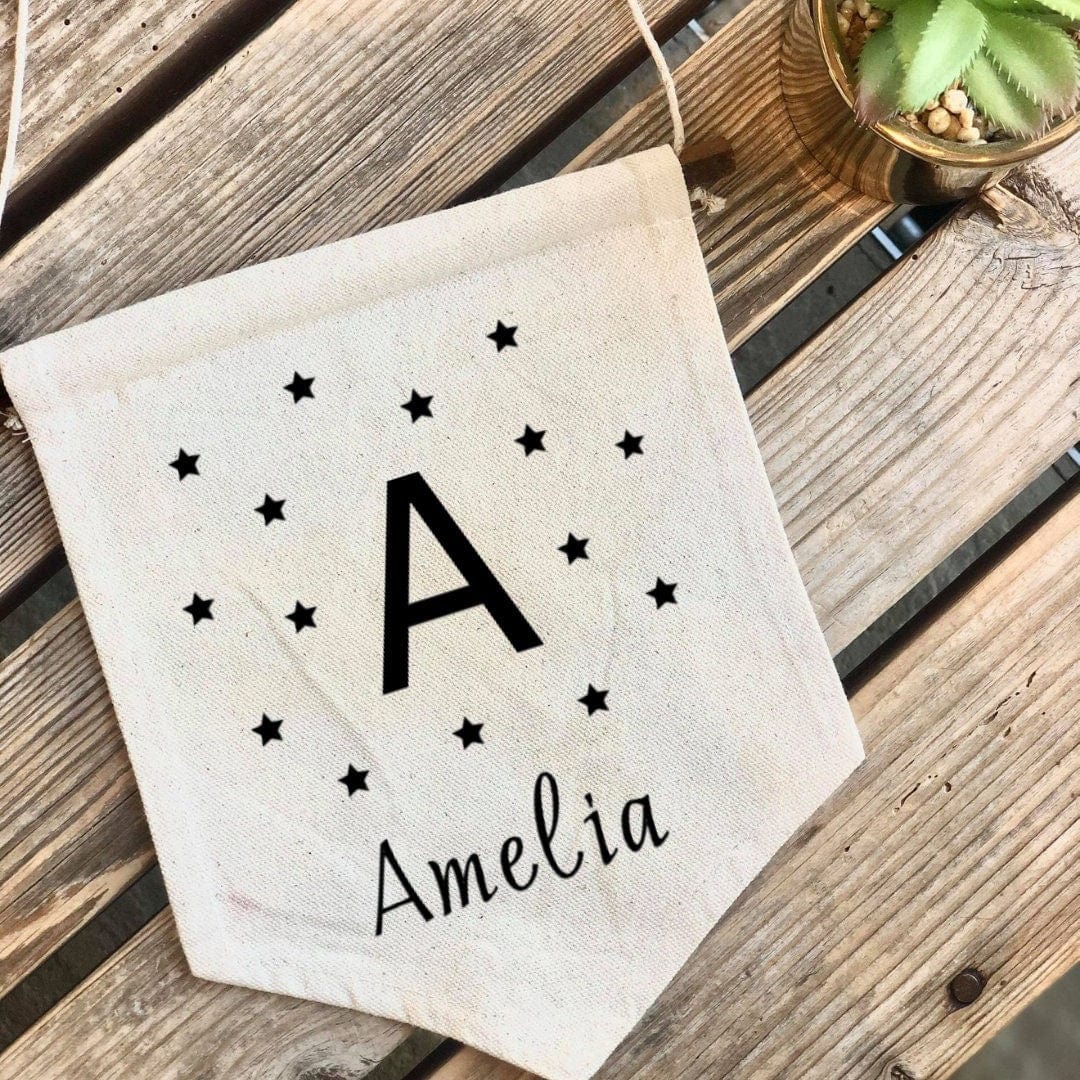 Lua Nova Children's Banners Personalised Wall Hanging Banner
