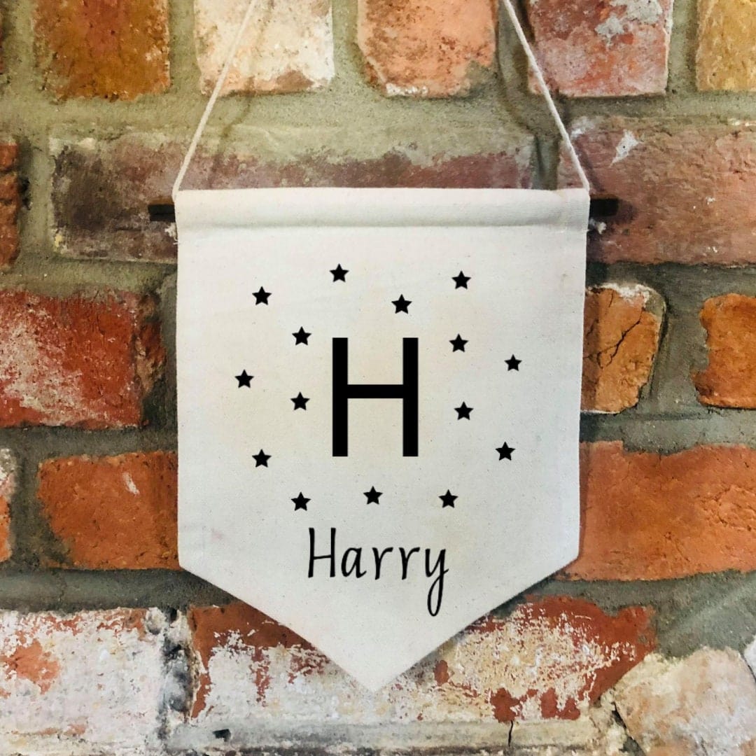 Lua Nova Children's Banners Personalised Wall Hanging Banner