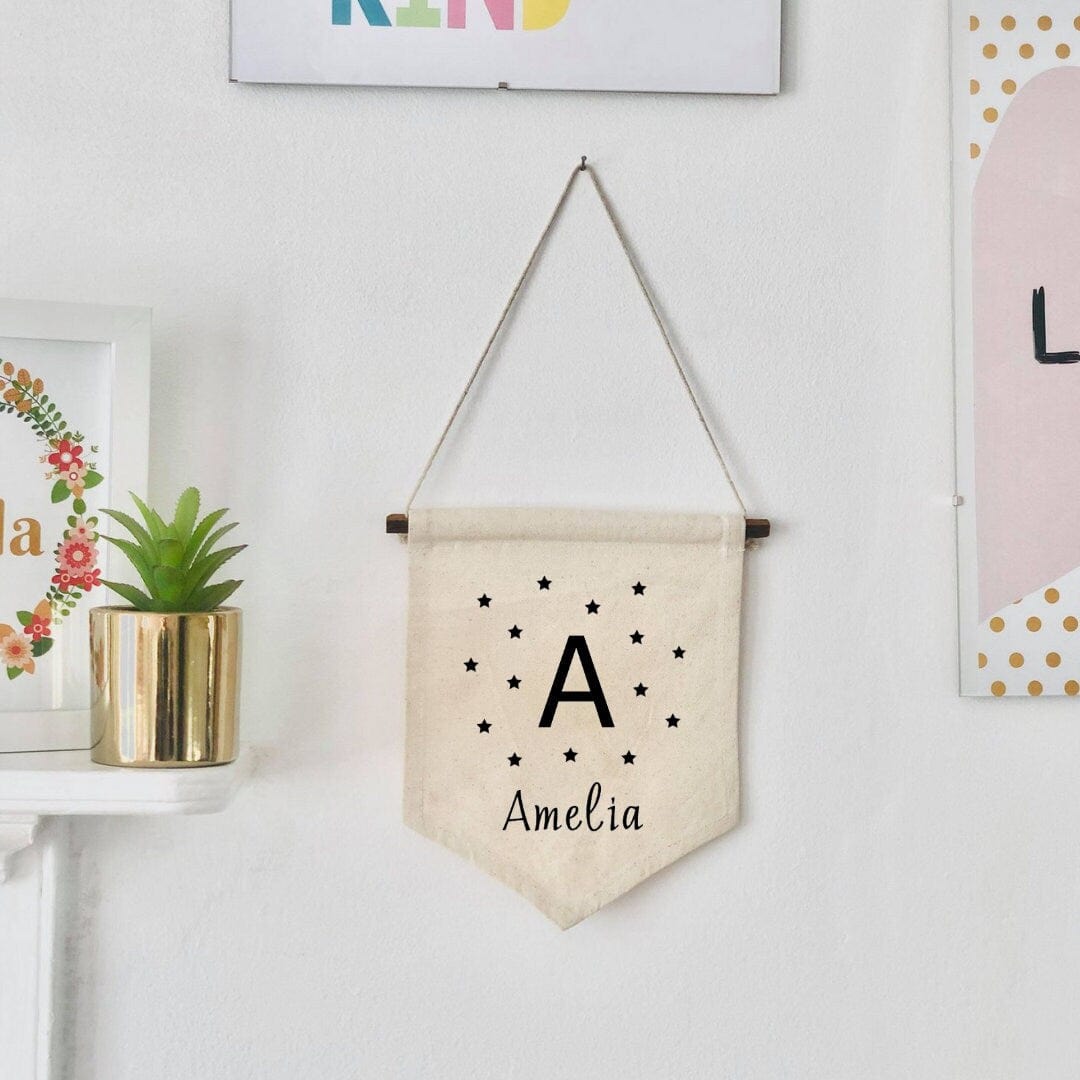 Lua Nova Children's Banners Personalised Wall Hanging Banner
