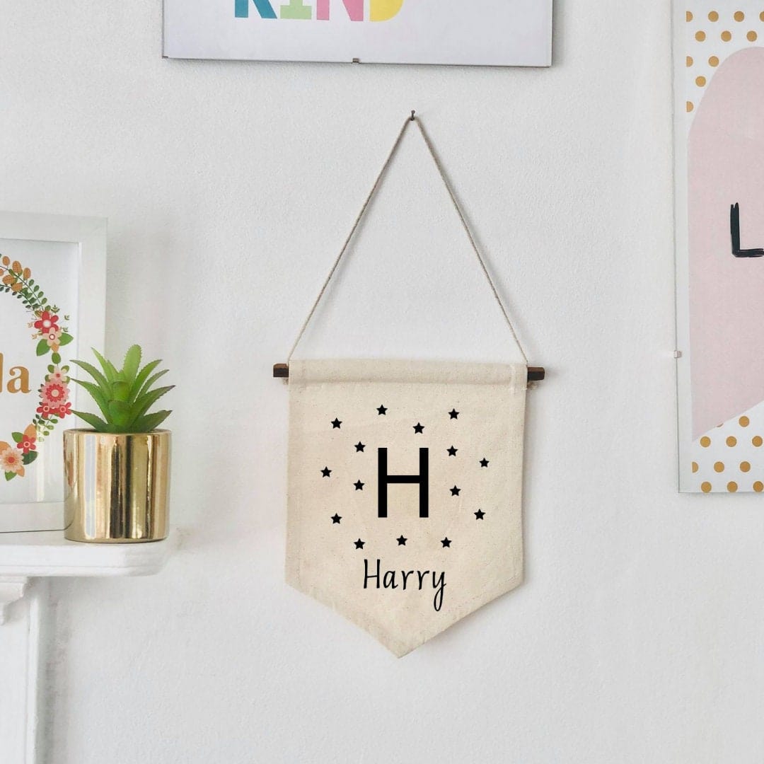 Lua Nova Children's Banners Personalised Wall Hanging Banner