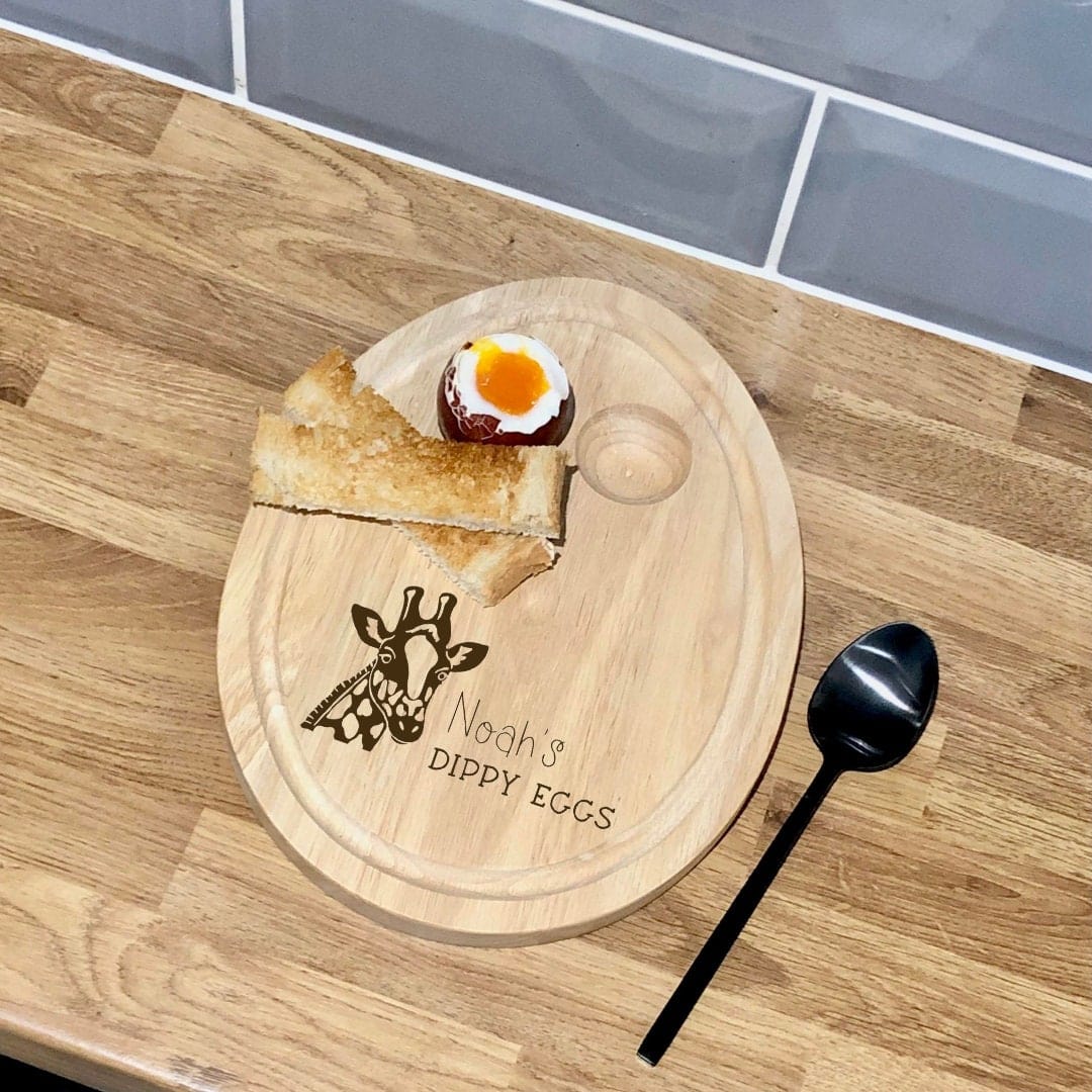 Lua Nova Dippy Egg Boards Giraffe Dippy Eggs Breakfast Board