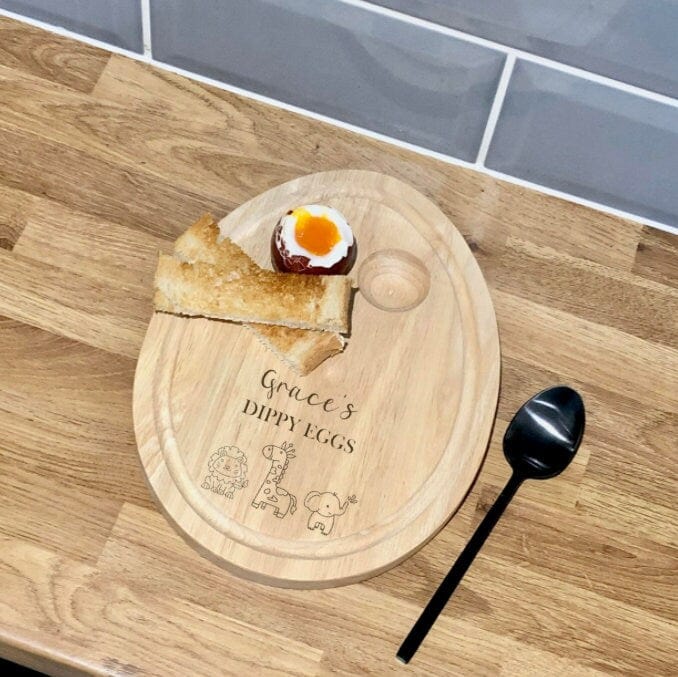 Lua Nova Dippy Egg Boards Safari Animal Dippy Eggs Breakfast Board