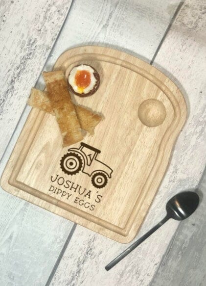 Lua Nova Dippy Egg Boards Tractor Dippy Eggs Breakfast Board