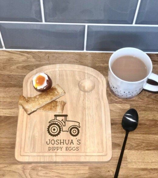 Lua Nova Dippy Egg Boards Tractor Dippy Eggs Breakfast Board