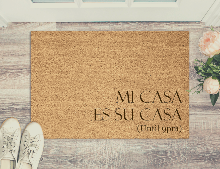 Lua Nova Doormat Mi Casa Es Su Casa (Until 9pm) Doormat
