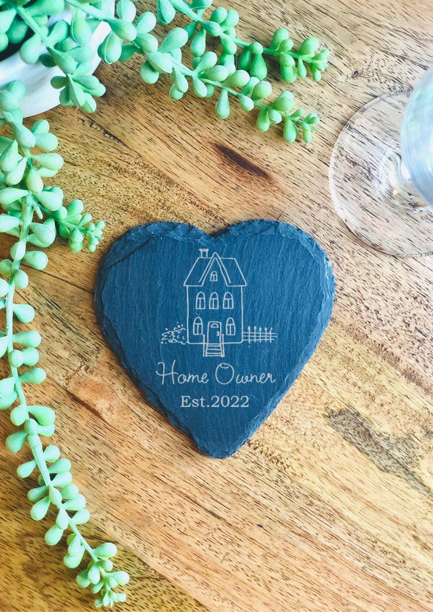 Lua Nova Homeowner Slate Coaster