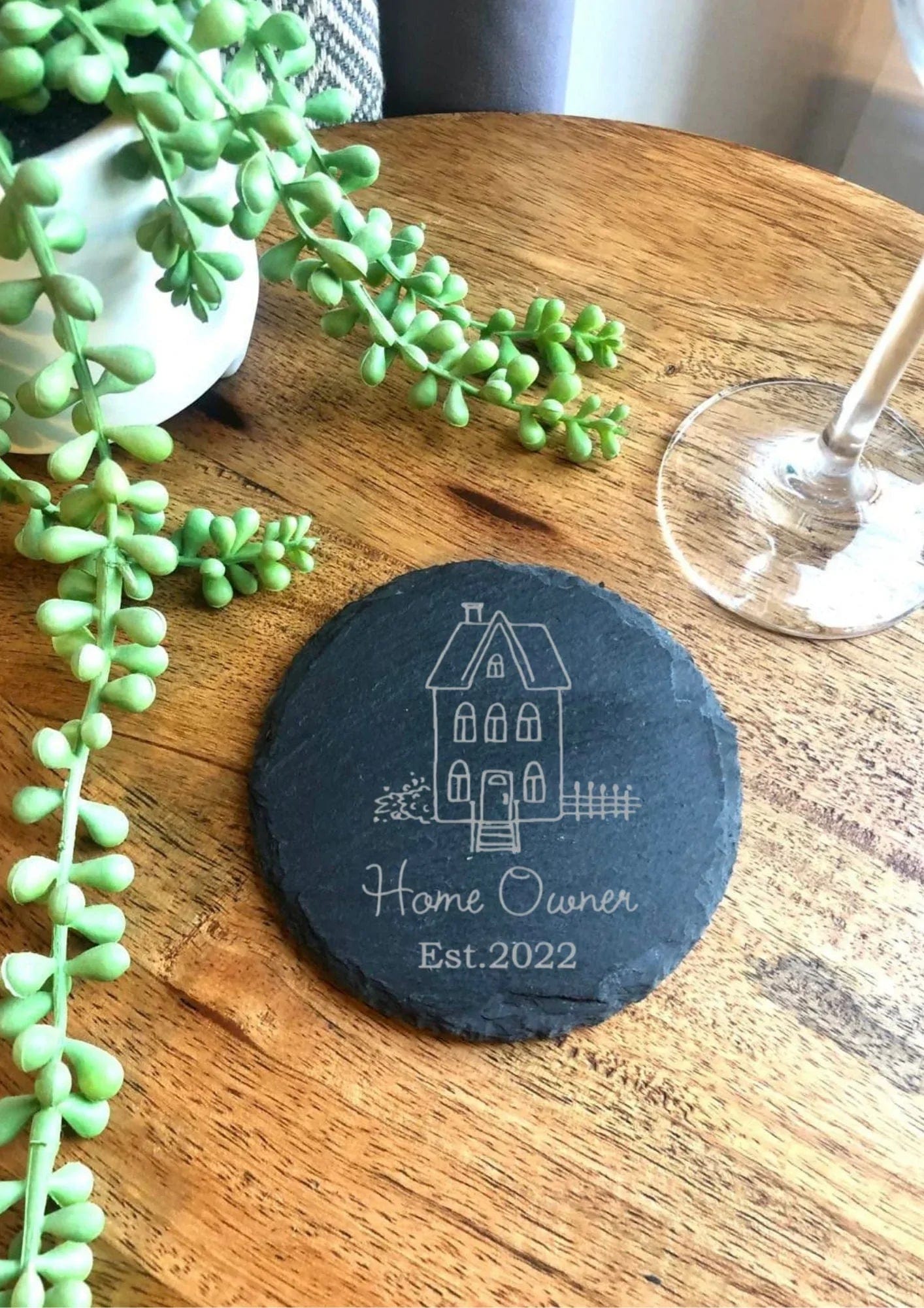 Lua Nova Homeowner Slate Coaster