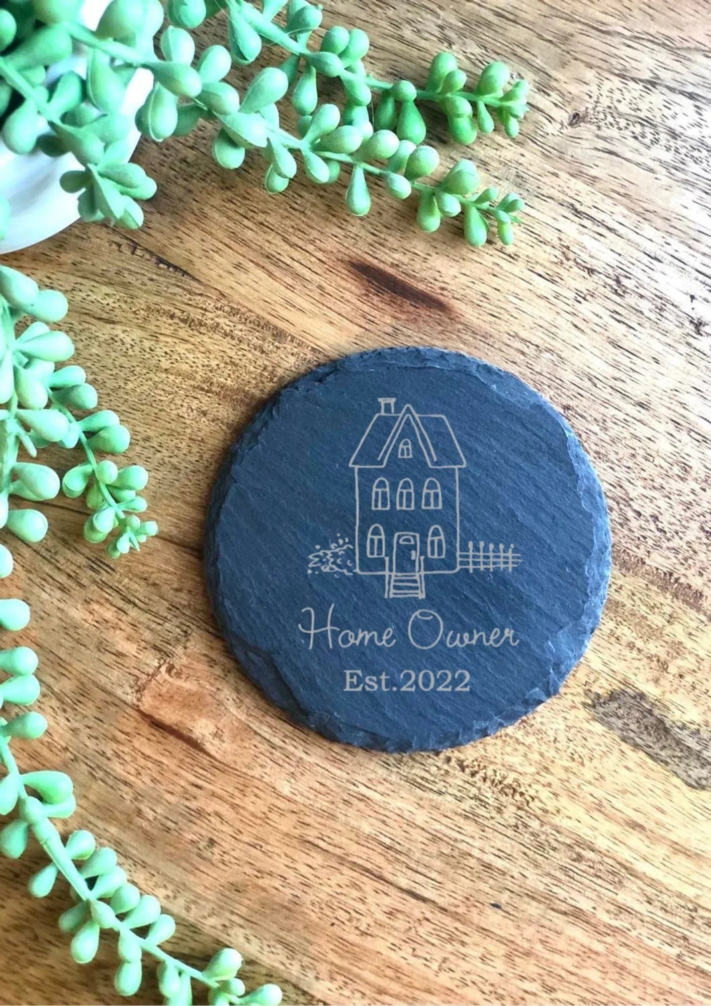 Lua Nova Homeowner Slate Coaster