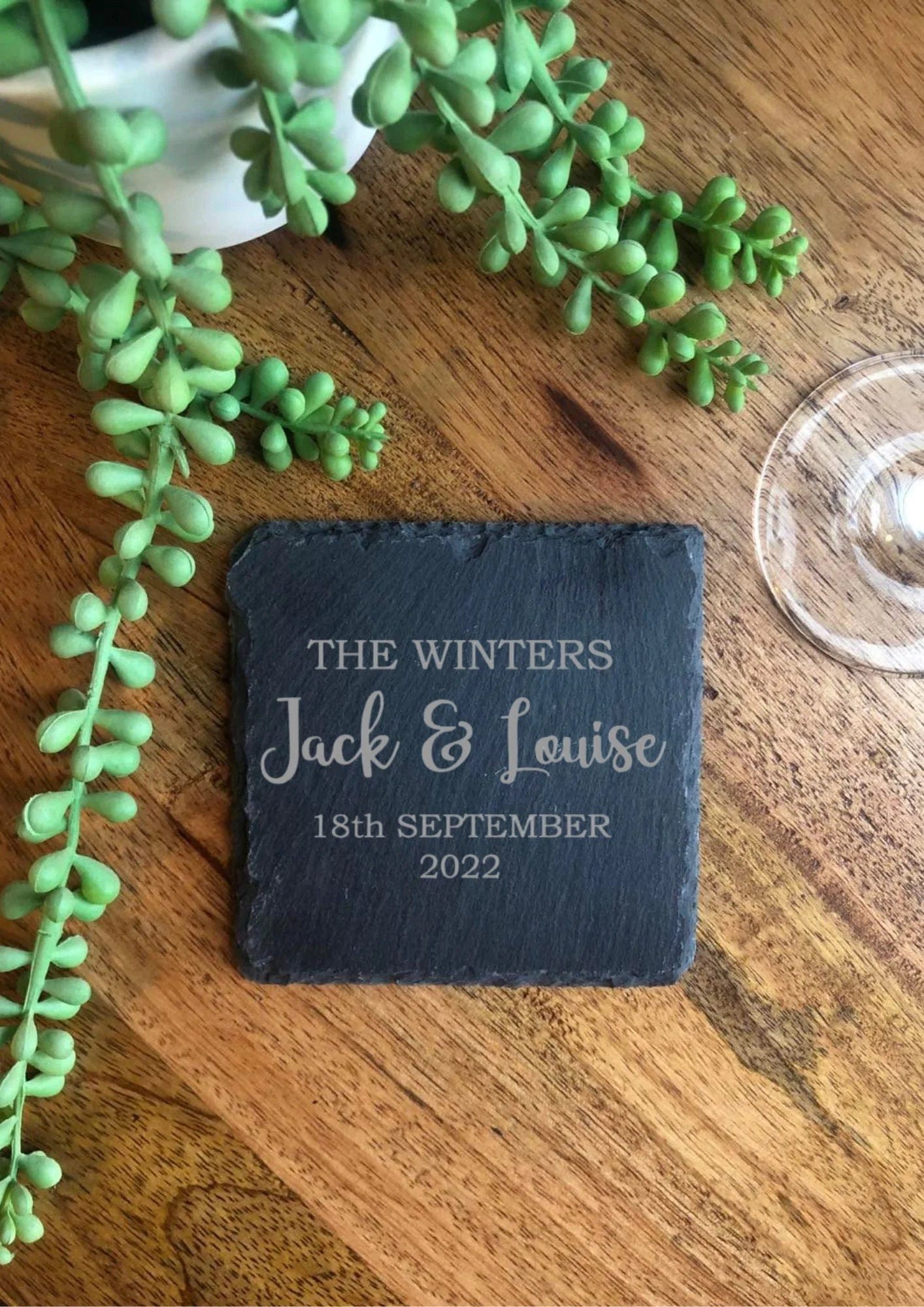 Lua Nova Newly Wed Coasters