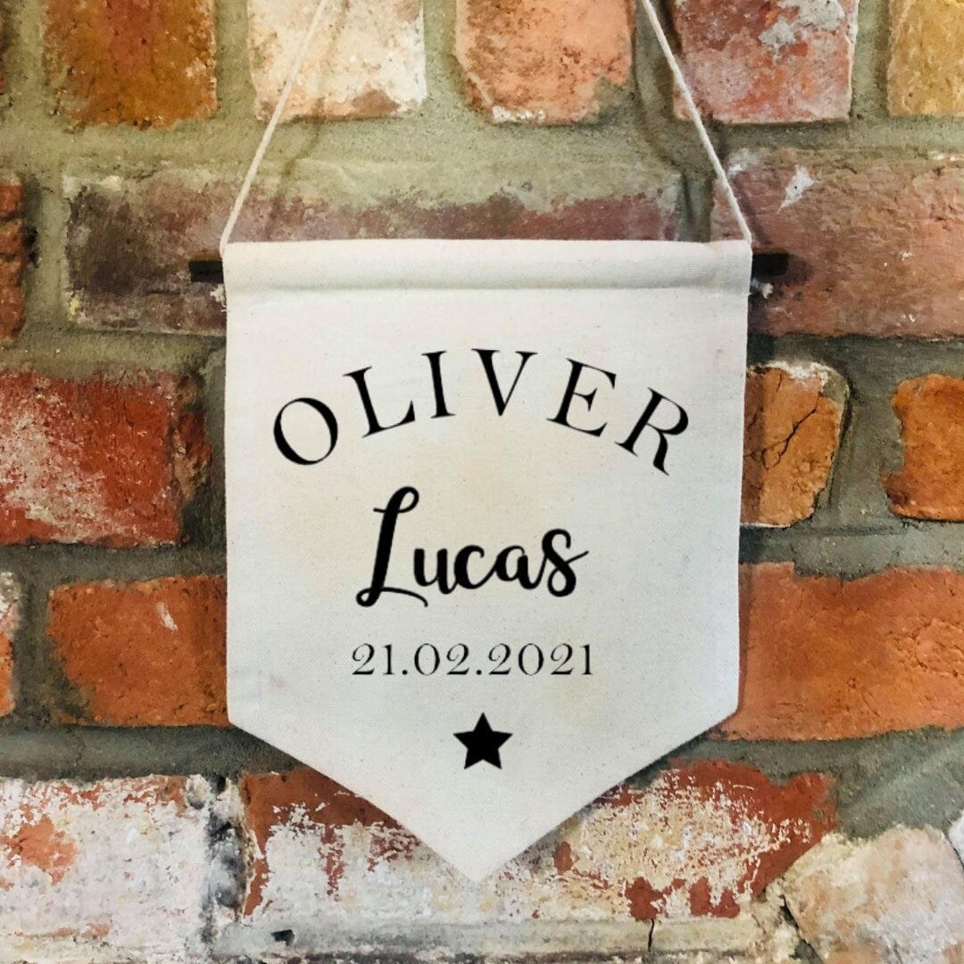 Lua Nova Personalised Children's Wall Hanging Banner