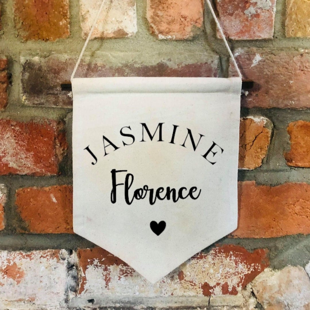 Lua Nova Personalised Children's Wall Hanging Banner