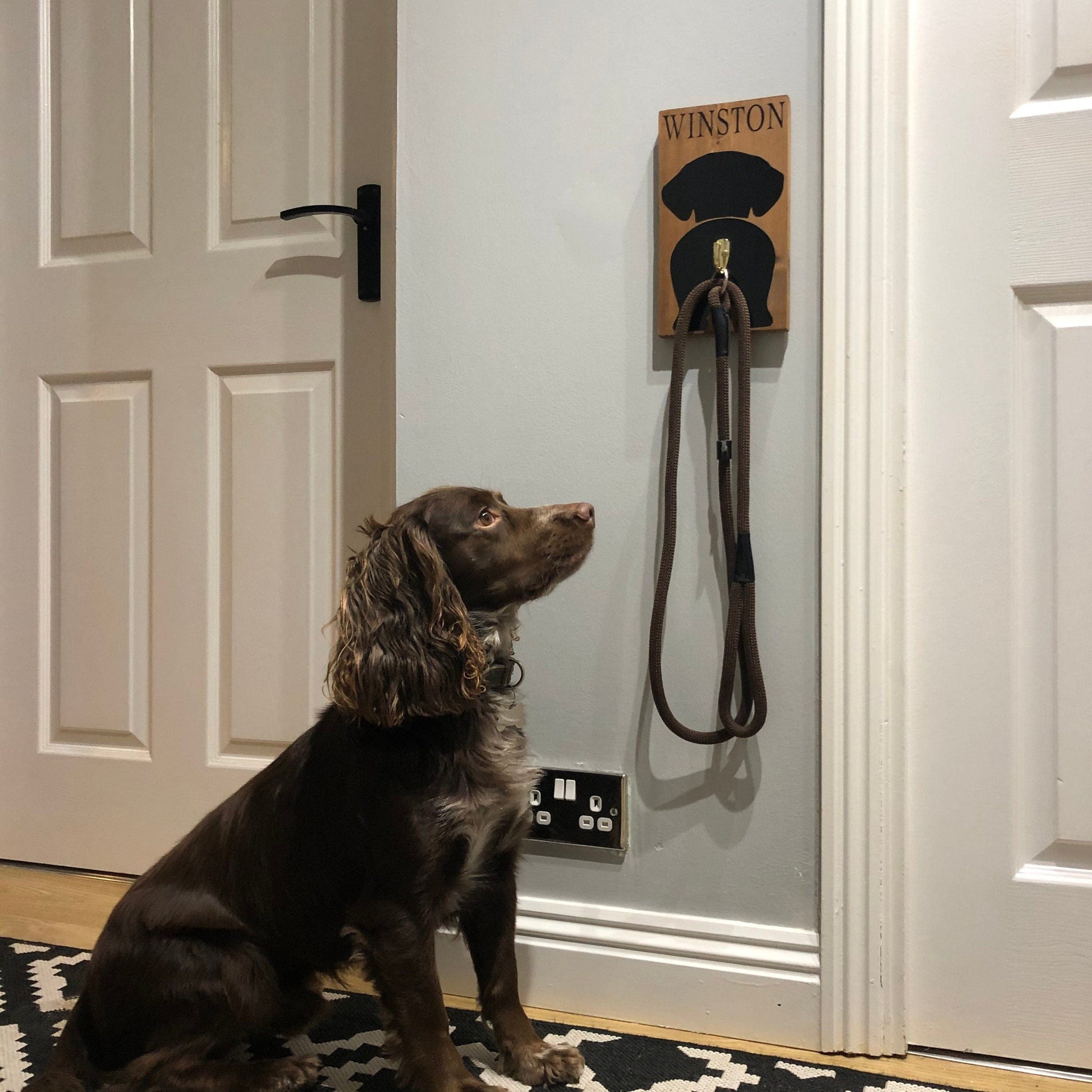 Lua Nova Personalised Dog Lead Hanger