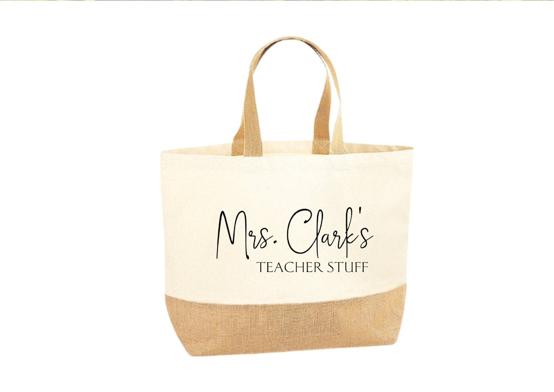 Lua Nova Shopping Totes Personalised Teacher Stuff Tote Bag