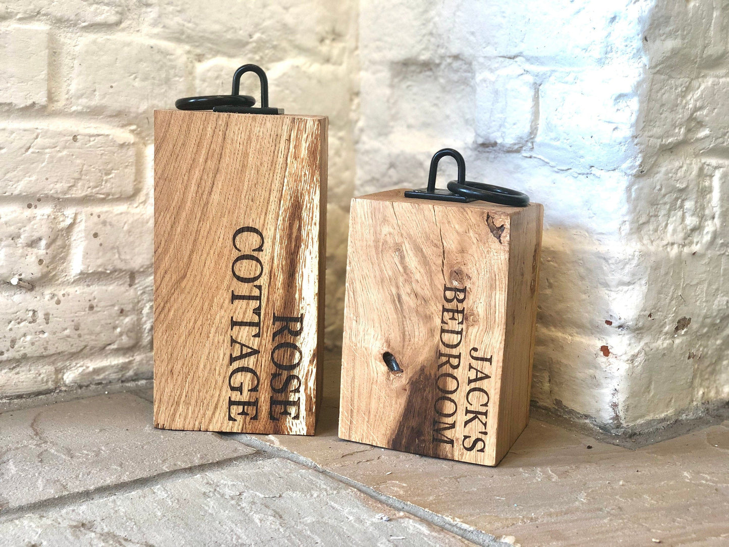 Lua Nova Solid Oak Door Stop