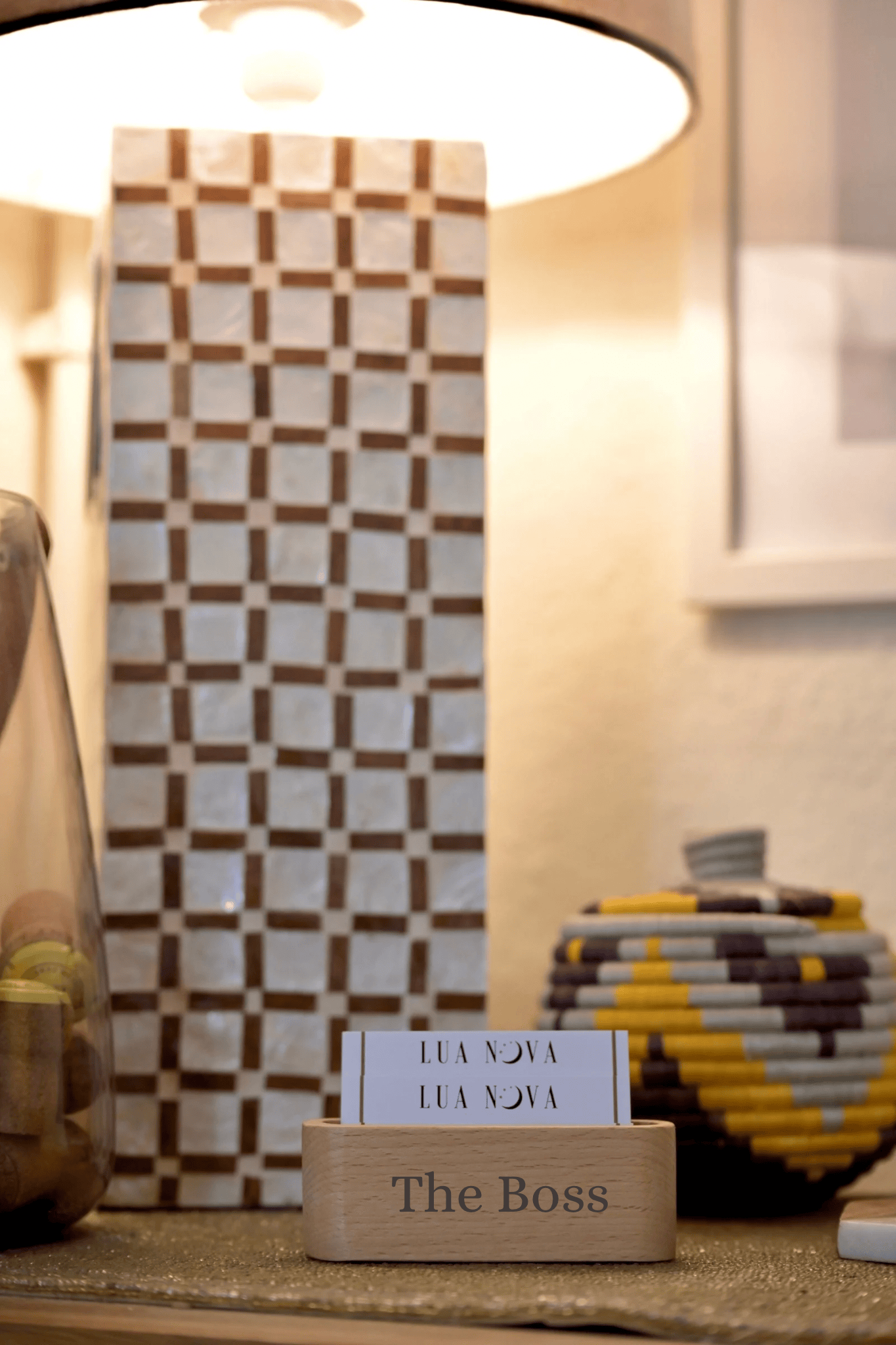 Lua Nova UK Office and Desk Business Card Holder Display