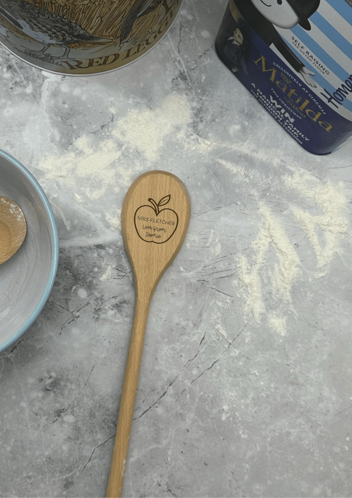 Lua Nova Wooden Spoon Personalised Wooden Spoon -