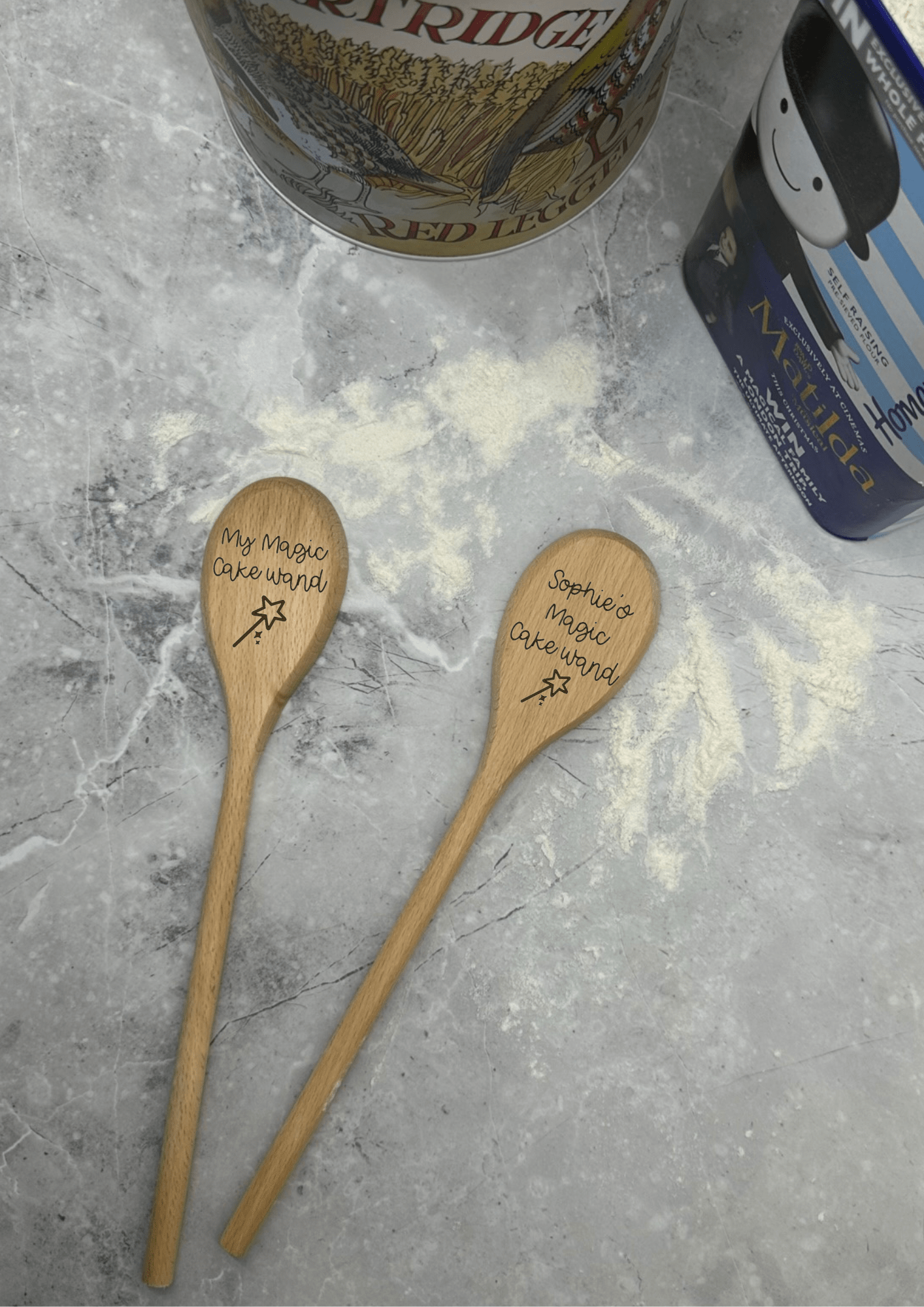 Lua Nova Wooden Spoon Personalised Wooden Spoon - Magic Cake Wand