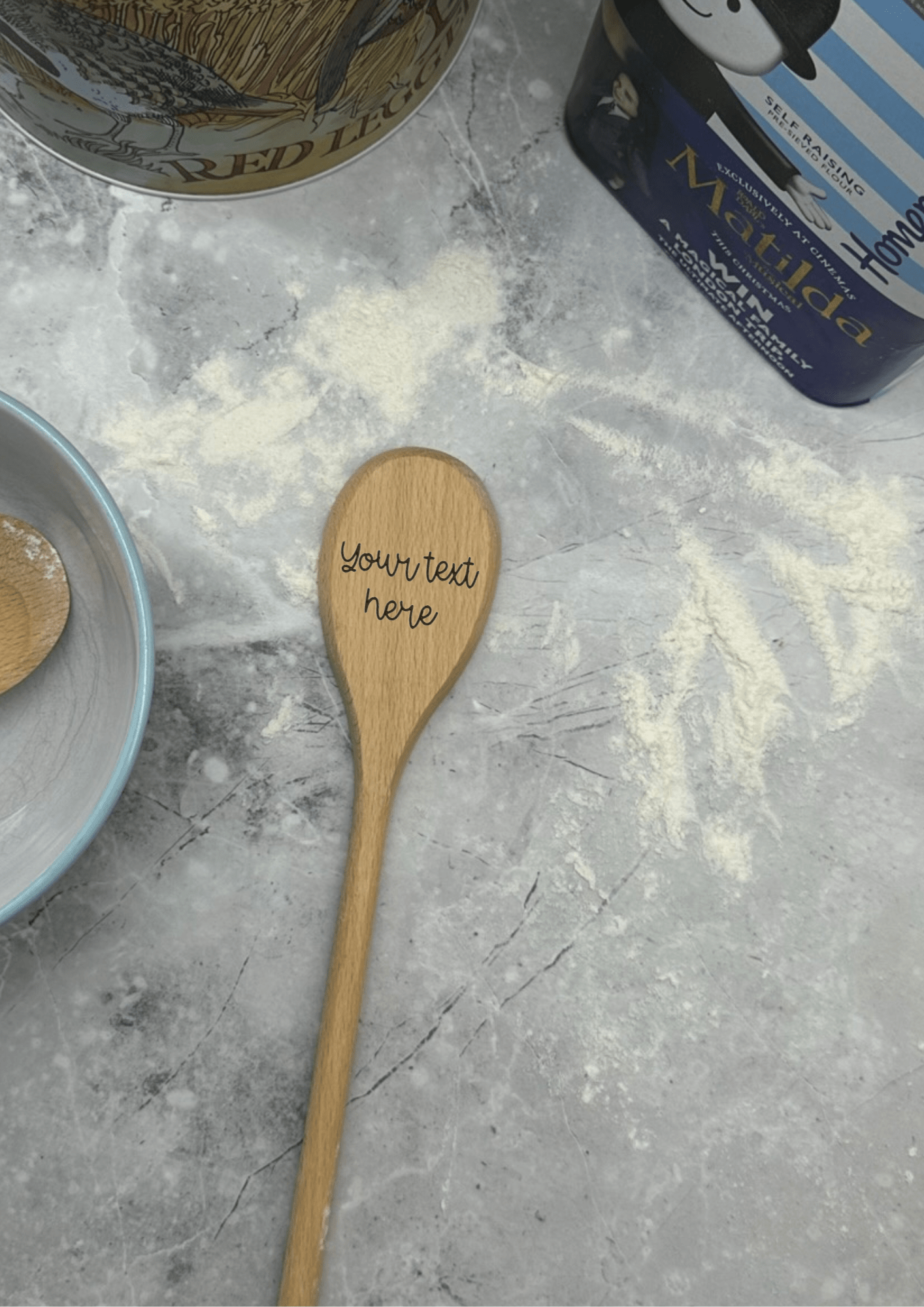 Lua Nova Wooden Spoon Personalised Wooden Spoon - Your Text Here